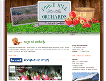 Tablet Screenshot of forgehillorchards.com